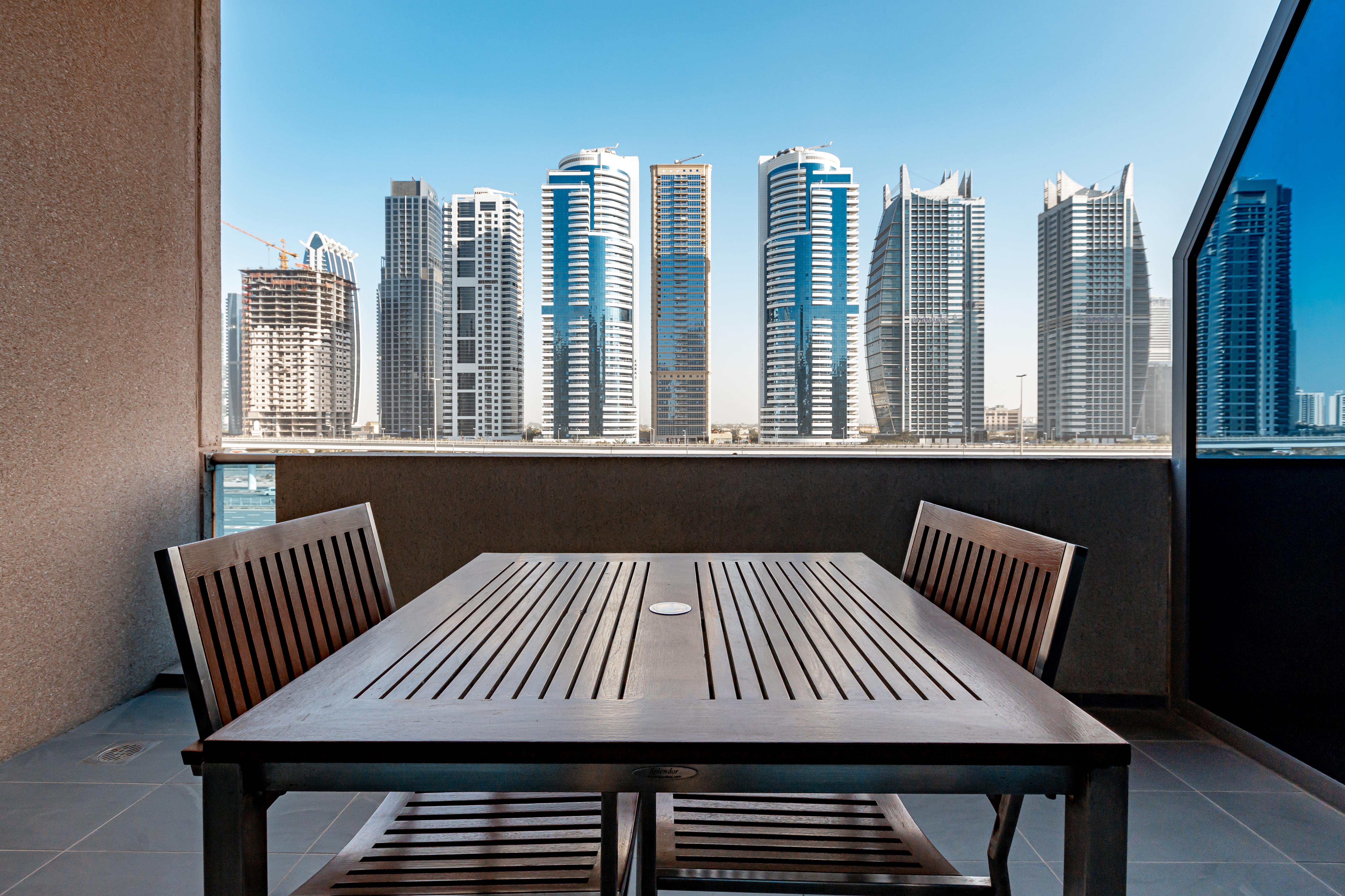Radisson Blu Residence, Dubai Marina Esterno foto View from a balcony